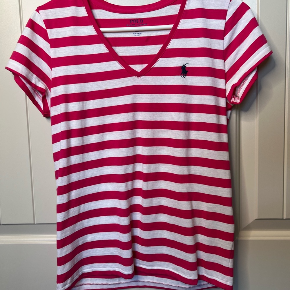 Ralph Lauren striped v neck